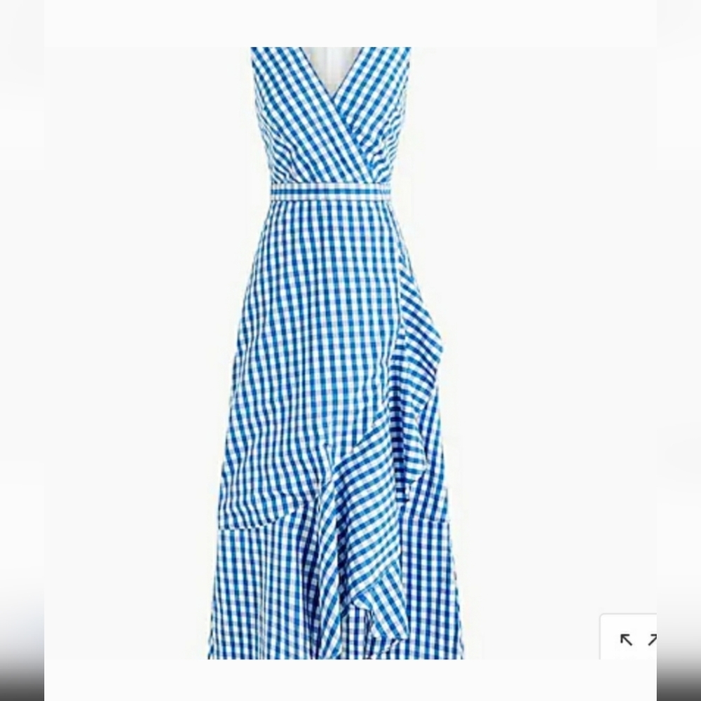 NWT J. Crew Gingham Dress Size 2 - Picture 8 of 12